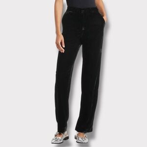A New Day Hi-Rise Velvet Straight Leg Trousers